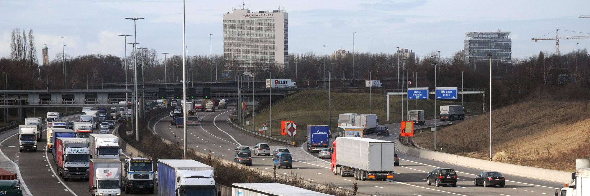 Zicht op de zuidelijke Ring vandaag.